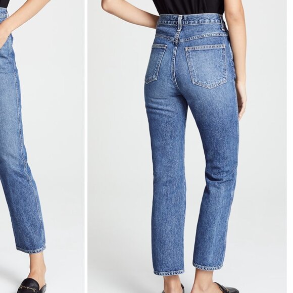 AGOLDE Pinch Waist High Rise Kick Jeans 25 - Picture 2 of 6